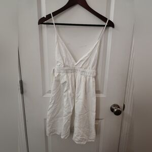 Aerie White Sleeveless Dress